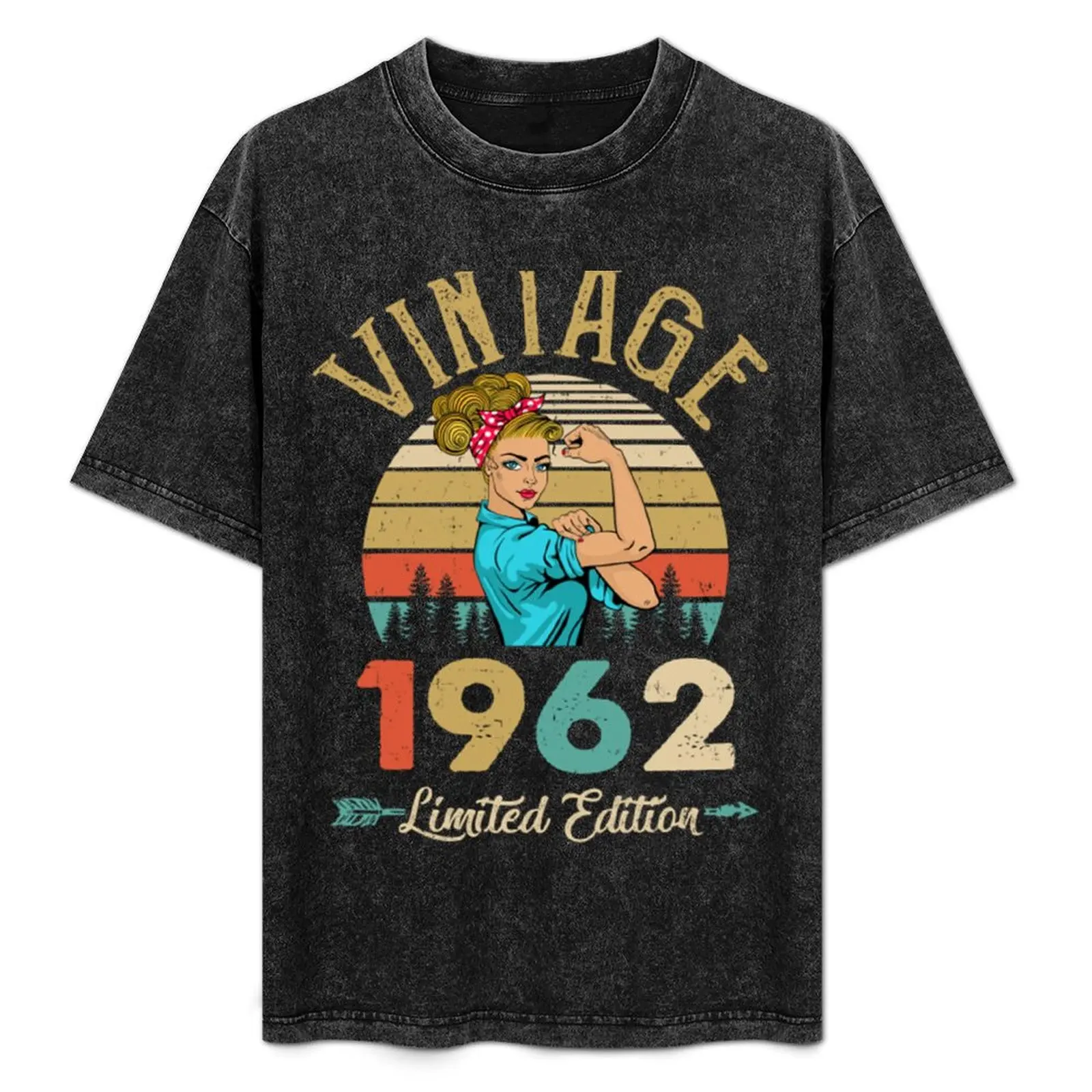 Vintage 1962 60th Birthday Women 60 Years Old T-Shirt Soft Anti-Shrink Cotton Tee
Vintage 1962 60th Birthday Women 60 Years Old T-Shirt Soft Anti-Shrink Cotton Tee