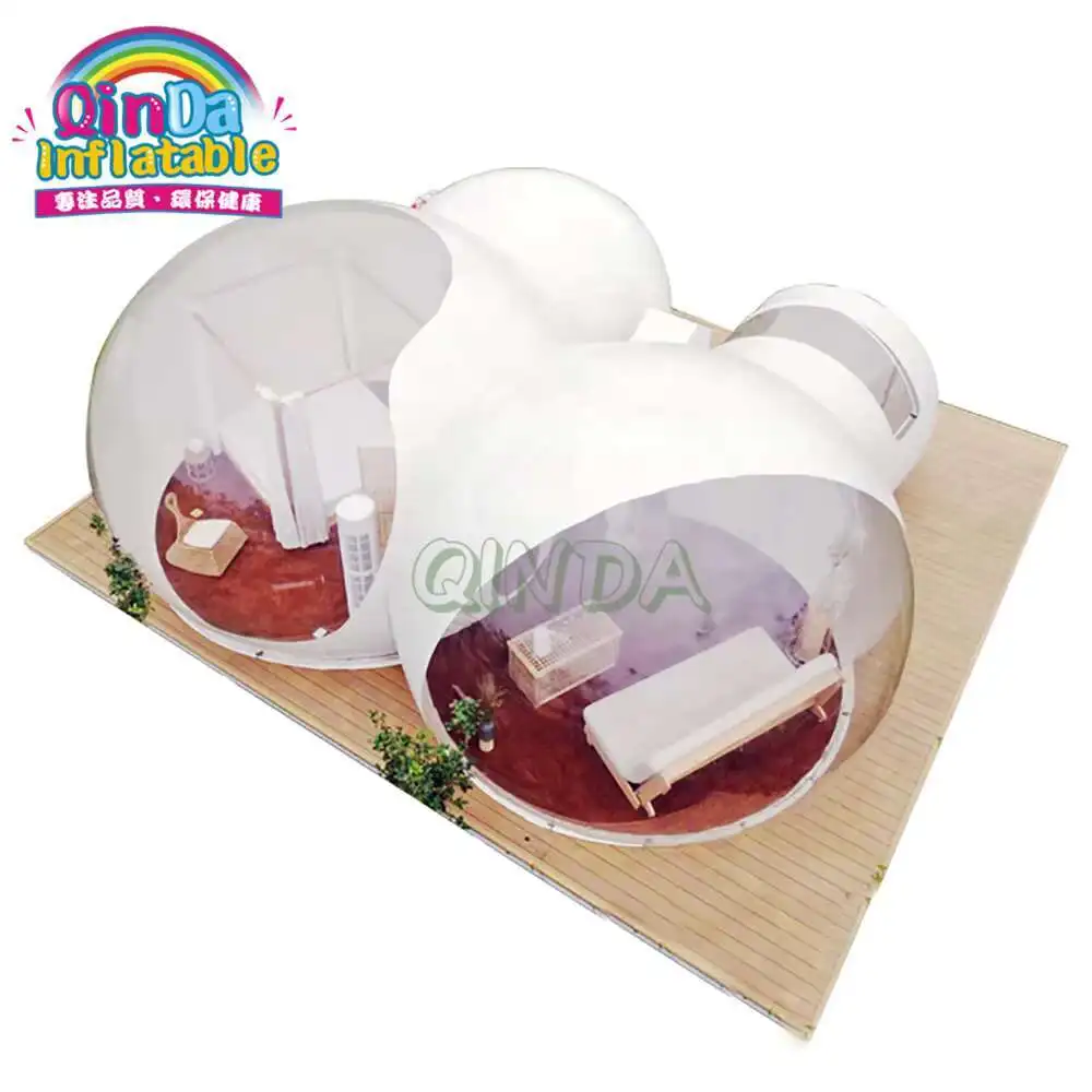 Outdoor Rental Camping Clear Transparent Inflatable Crystal Bubble Tent / Inflatable Bubble Dome Tent With Tunnel
Outdoor Rental Camping Clear Transparent Inflatable Crystal Bubble Tent / Inflatable Bubble Dome Tent With Tunnel