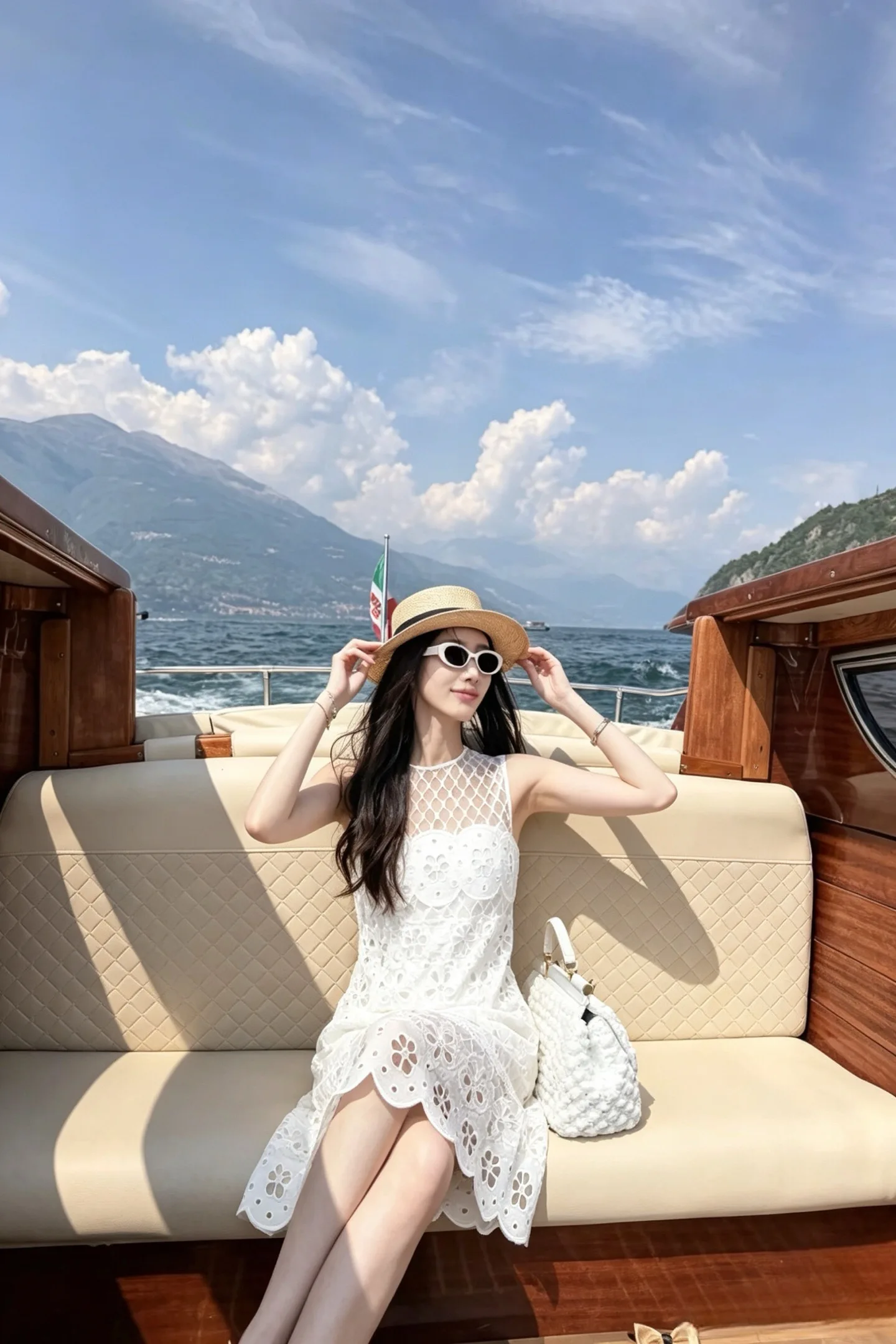 Elegant Ladies White Dress Sexy Transparent Sleeveless A-Line Dress Fashion Women's Embroidered Lace Dress Cotton
Elegant Ladies White Dress Sexy Transparent Sleeveless A-Line Dress Fashion Women's Embroidered Lace Dress Cotton