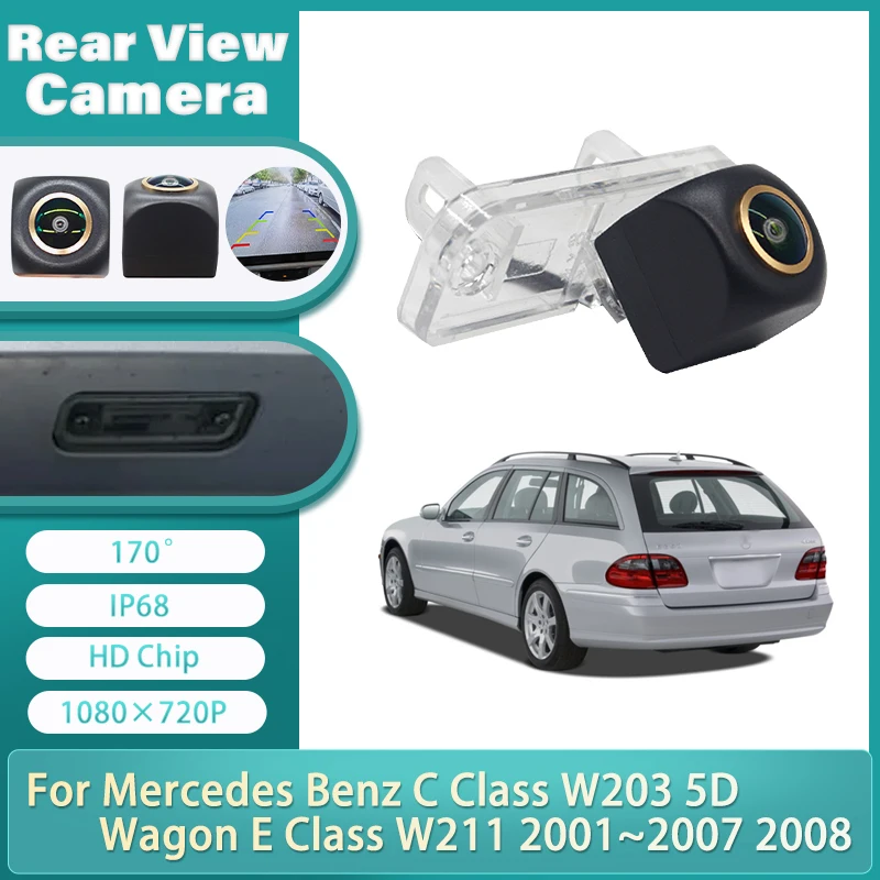 Для Mercedes Benz C Class W203 5D Wagon E Class W211 2001~2008 AHD 1080P FishEye Автомобильная резервная камера заднего вида HD ночного видения
Для Mercedes Benz C Class W203 5D Wagon E Class W211 2001~2008 AHD 1080P FishEye Автомобильная резервная камера заднего вида HD ночного видения