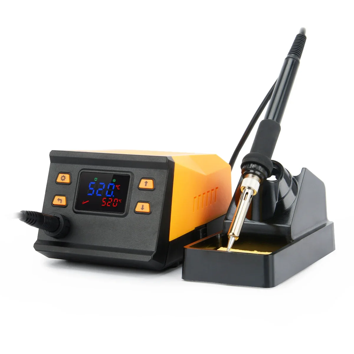 LK-938D Профессиональная электрическая паяльная станция 75 Вт с регулируемой температурой и большим ЖК-дисплеем для различных применений
LK-938D Профессиональная электрическая паяльная станция 75 Вт с регулируемой температурой и большим ЖК-дисплеем для различных применений