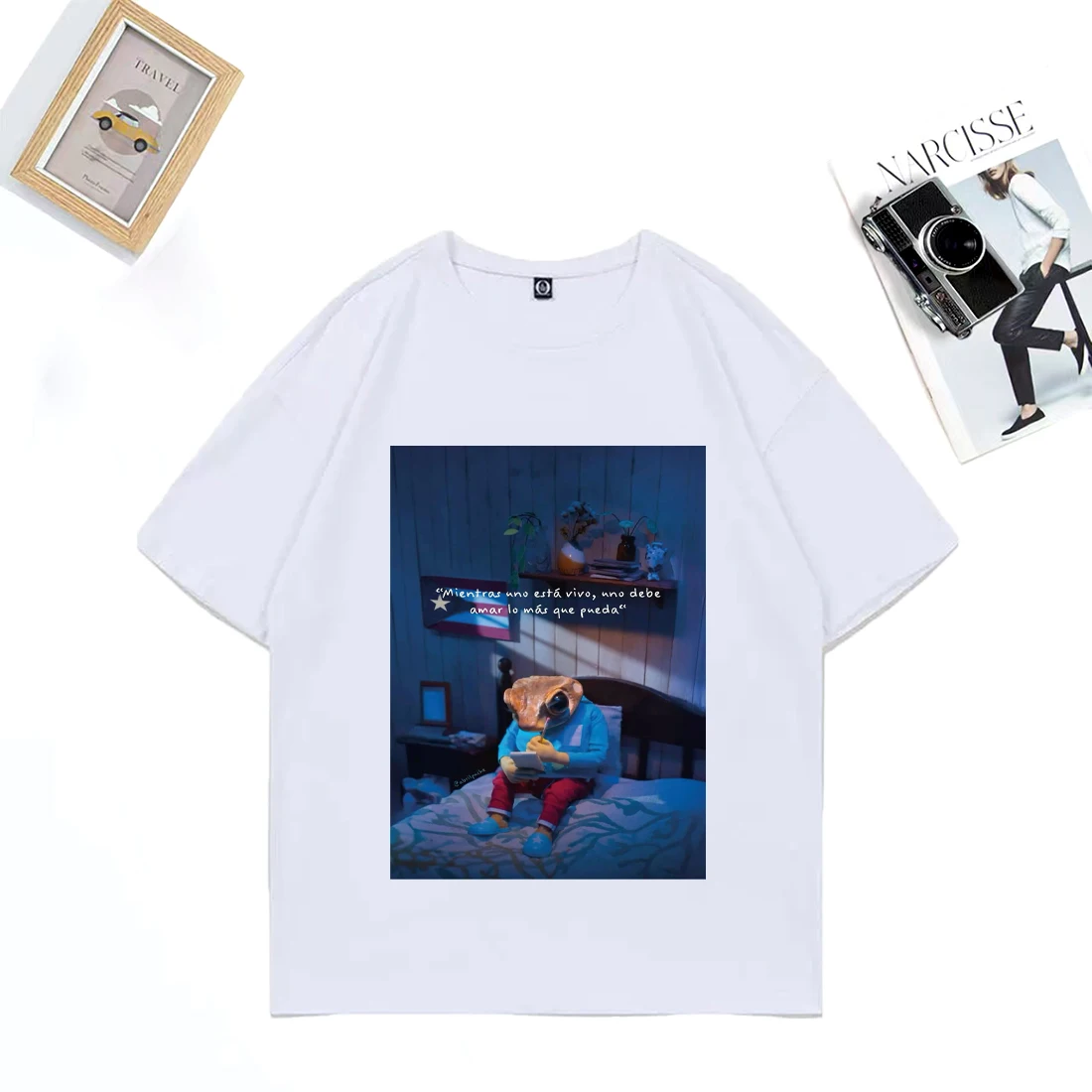 Rapper Bad Bunny funny T-shirt Men Women's Hip Hop streetwear manga Oversized clothes short sleeve Casual Unisex Cotton T shirts
Rapper Bad Bunny funny T-shirt Men Women's Hip Hop streetwear manga Oversized clothes short sleeve Casual Unisex Cotton T shirts