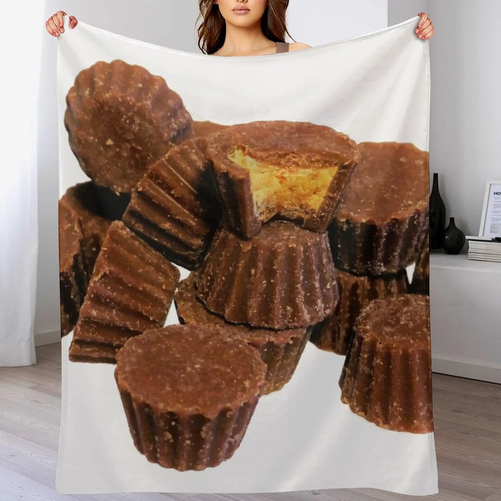 Mini Chocolate and Peanut Butter Treats Throw Blanket Spring Fall Cozy Throw Blanket for Couch
Mini Chocolate and Peanut Butter Treats Throw Blanket Spring Fall Cozy Throw Blanket for Couch