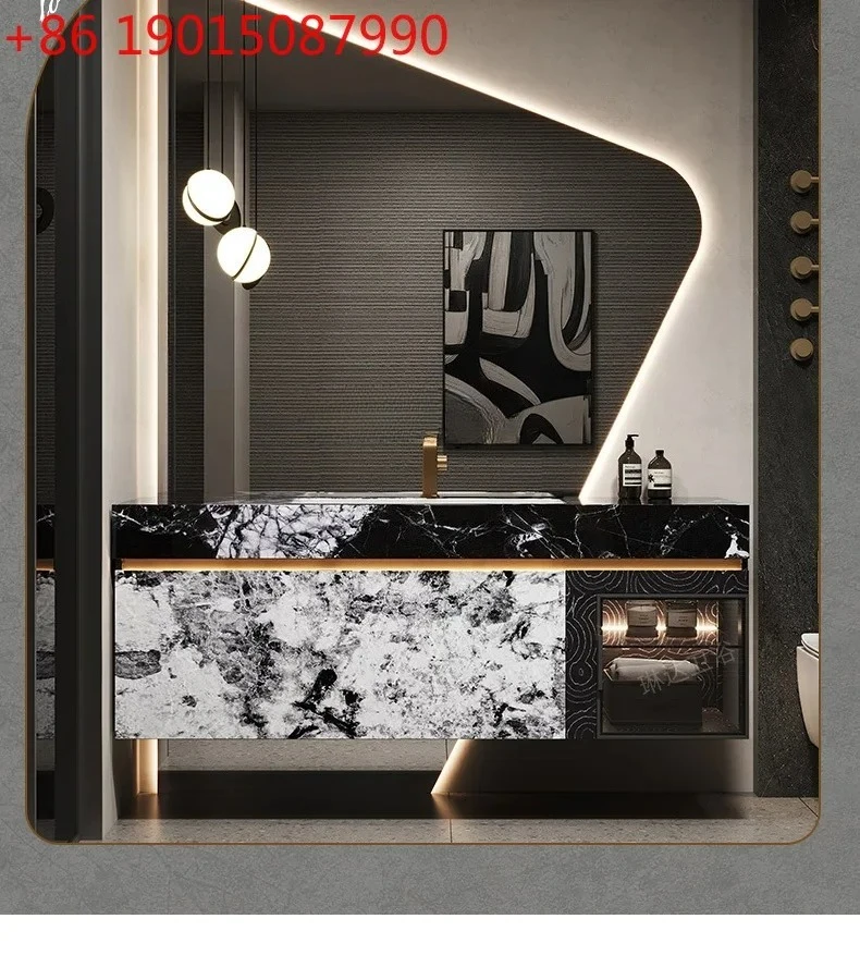 Z.Italian light luxury bathroom cabinet combination solid wood luxury stone seamless ceramic basin washbasin
Z.Italian light luxury bathroom cabinet combination solid wood luxury stone seamless ceramic basin washbasin