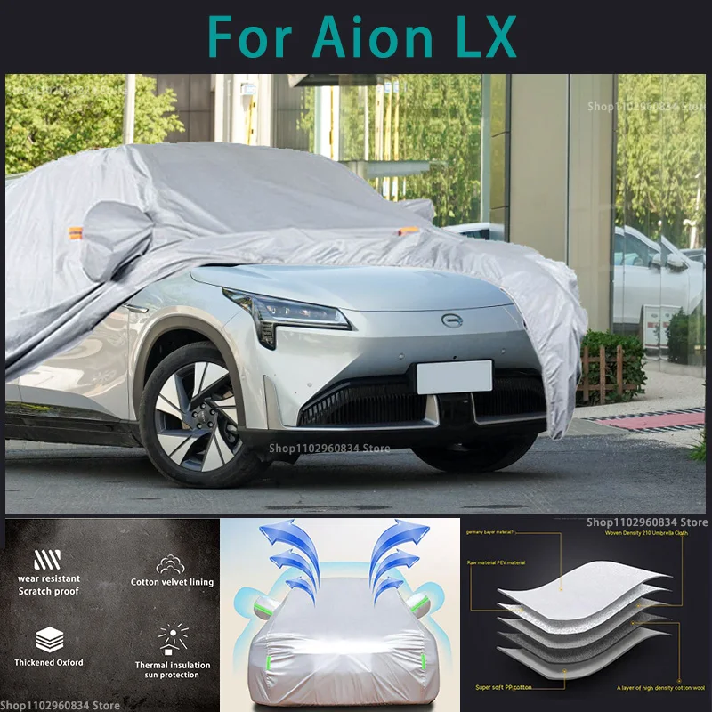 For Aion LX 210T Waterproof Full Car Covers Outdoor Sun uv protection Dust Rain Snow Protective,Auto Protective cover
For Aion LX 210T Waterproof Full Car Covers Outdoor Sun uv protection Dust Rain Snow Protective,Auto Protective cover