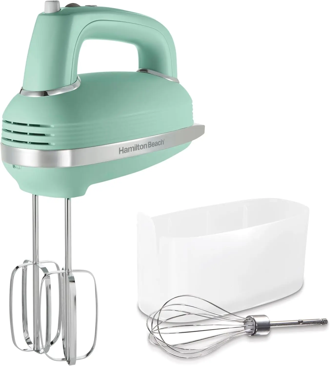 Vintage-Style 5-Speed Electric Hand Mixer, Powerful DC Motor for Effortless Mixing, Slow Start with Beaters & Whisk in Green
Vintage-Style 5-Speed Electric Hand Mixer, Powerful DC Motor for Effortless Mixing, Slow Start with Beaters & Whisk in Green