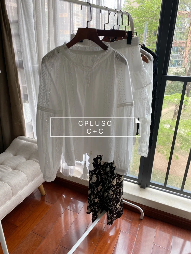 French Sle Holiday Age-Defng Pure Cotton Embroidered Ruffle White irt plus Puffy ort Skirt Set Sweet Loose Fit Long S...
French Sle Holiday Age-Defng Pure Cotton Embroidered Ruffle White irt plus Puffy ort Skirt Set Sweet Loose Fit Long S...