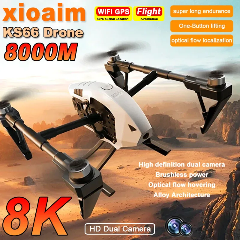 Для дрона Xiaomi KS66 профессиональный 8K HD Двойная камера бесщеточный препятствия оптический поток положение воздушная фотосъемка игрушка
Для дрона Xiaomi KS66 профессиональный 8K HD Двойная камера бесщеточный препятствия оптический поток положение воздушная фотосъемка игрушка