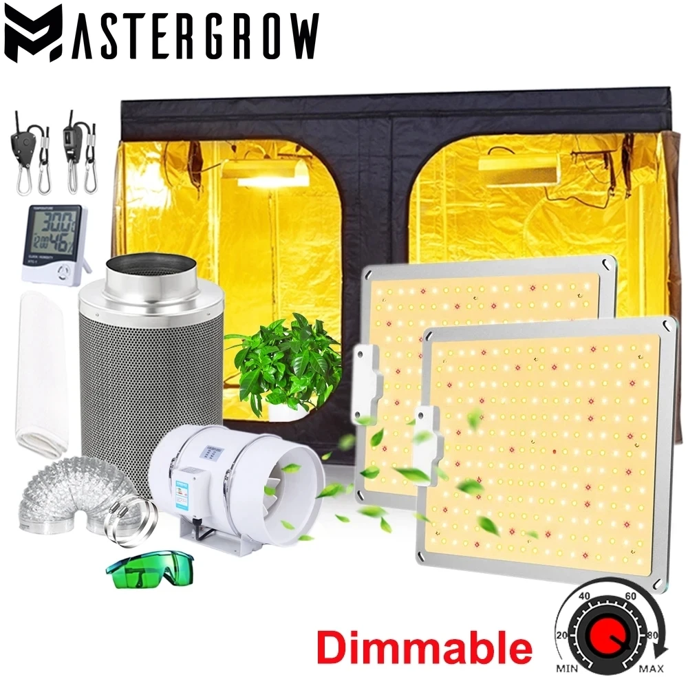 Dimmable Quantum Led Grow Light Grow Box Tent Complete Kit Set 4/5/6' Activated Carbon Air Filter Hydroponic Greenhouse System
Dimmable Quantum Led Grow Light Grow Box Tent Complete Kit Set 4/5/6' Activated Carbon Air Filter Hydroponic Greenhouse System