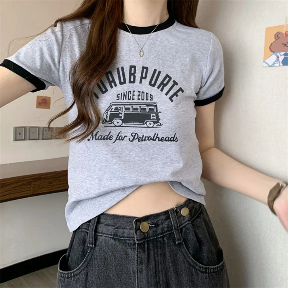 Casual Women's Shirt Contrast Crew Neck Daily Wear Microelasticity Solid Color Sweet Style Brown Everyday Casual
Casual Women's Shirt Contrast Crew Neck Daily Wear Microelasticity Solid Color Sweet Style Brown Everyday Casual