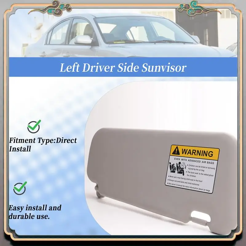 Reliable-Car Left Driver Side Sunvisor Sun Visor For Mazda 3 Hatchback 2010-2013 BBM2-69-320C-75
Reliable-Car Left Driver Side Sunvisor Sun Visor For Mazda 3 Hatchback 2010-2013 BBM2-69-320C-75