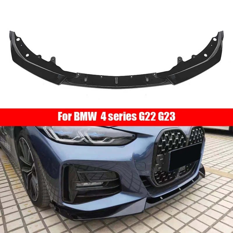 For BMW 4 Series G22 G23 2021+ Bright Black Front lip Car Front Bumper Diverter Spoiler Diffuser Glossy Black Front lip body kit
For BMW 4 Series G22 G23 2021+ Bright Black Front lip Car Front Bumper Diverter Spoiler Diffuser Glossy Black Front lip body kit