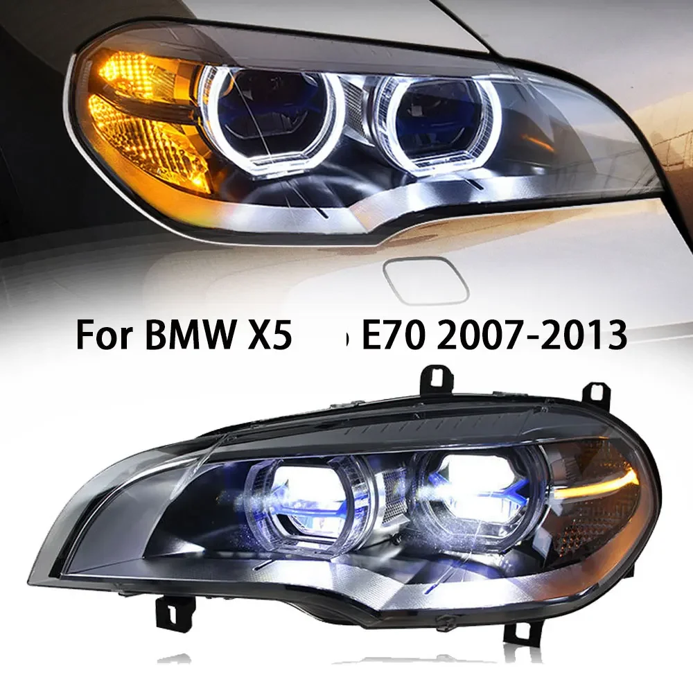 Автомобильные светодиодные фары для BMW X5 E70 2007-2013, модифицированные передние фары, светодиодные фары DRL в сборе Plug and Play
Автомобильные светодиодные фары для BMW X5 E70 2007-2013, модифицированные передние фары, светодиодные фары DRL в сборе Plug and Play