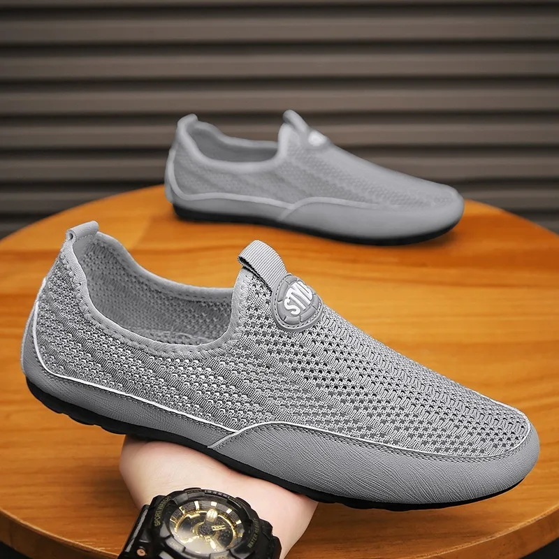 Breathable hollow men's shoes 2025 one-pedal lightweight casual shoes mesh men's flying woven trendy shoes driving Doudou shoes
Breathable hollow men's shoes 2025 one-pedal lightweight casual shoes mesh men's flying woven trendy shoes driving Doudou shoes