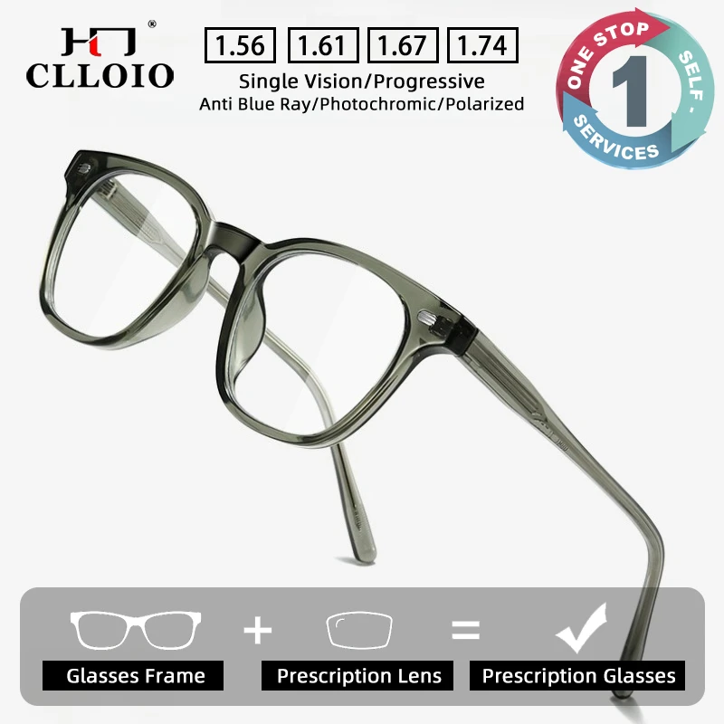 CLLOIO Fashion Casual Style Prescription Glasses Anti Blue Light Anti-Reflective Myopia Glasses TR90 Progressive Reading Eyewear
CLLOIO Fashion Casual Style Prescription Glasses Anti Blue Light Anti-Reflective Myopia Glasses TR90 Progressive Reading Eyewear