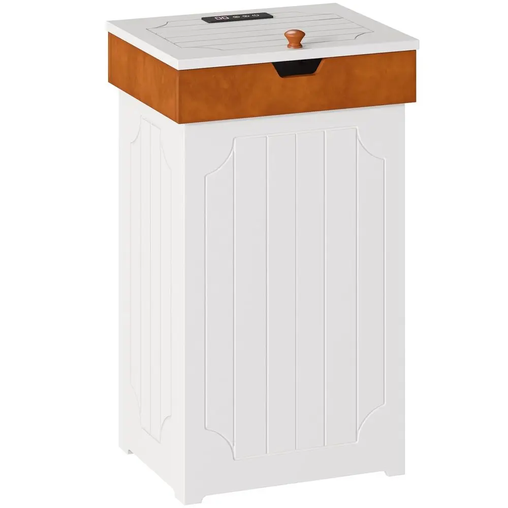 Trash Can Cabinet, 13 Gallon Kitchen Garbage Can with Deodorizing unction, Dog Proo Trash Can, Wooden Recycling Trash Bin Cabine
Trash Can Cabinet, 13 Gallon Kitchen Garbage Can with Deodorizing unction, Dog Proo Trash Can, Wooden Recycling Trash Bin Cabine