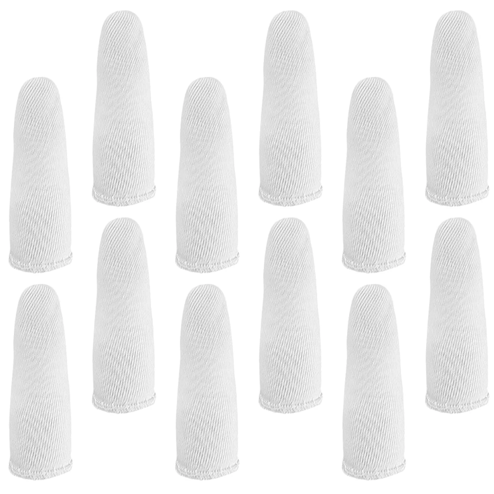 60 Pcs Non-slip Finger Cots Breathable Fingertip Covers Sleeve Protector Pure Cotton Thumb Protectors
60 Pcs Non-slip Finger Cots Breathable Fingertip Covers Sleeve Protector Pure Cotton Thumb Protectors