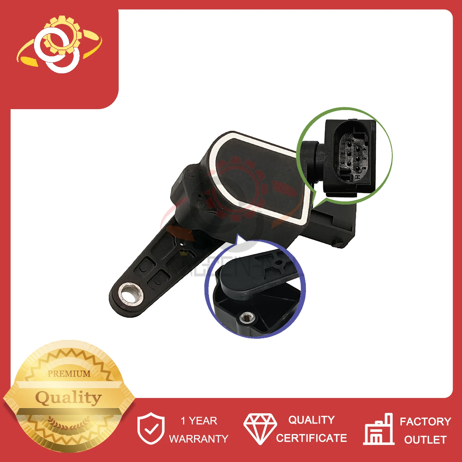 Premium Headlight Height Sensor 6785205 99134302101 Compatible With Mercedes W211 W220 Porsche 911 997 Cayenne 2002-2018
Premium Headlight Height Sensor 6785205 99134302101 Compatible With Mercedes W211 W220 Porsche 911 997 Cayenne 2002-2018