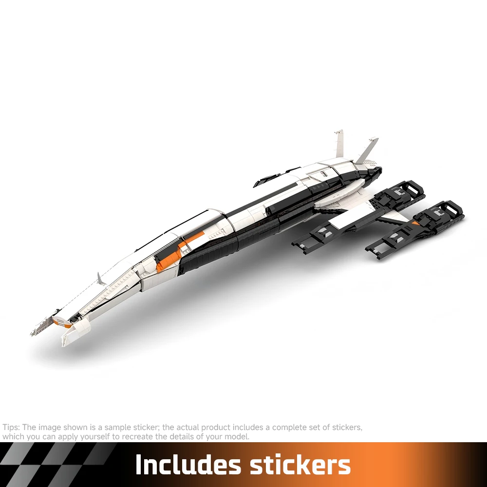 New MOC Outer Space Battleship SR-2 Model Building Blocks DIY Modular Tech Spaceship Assembly Toy Adult Collectible Gift Set
New MOC Outer Space Battleship SR-2 Model Building Blocks DIY Modular Tech Spaceship Assembly Toy Adult Collectible Gift Set
