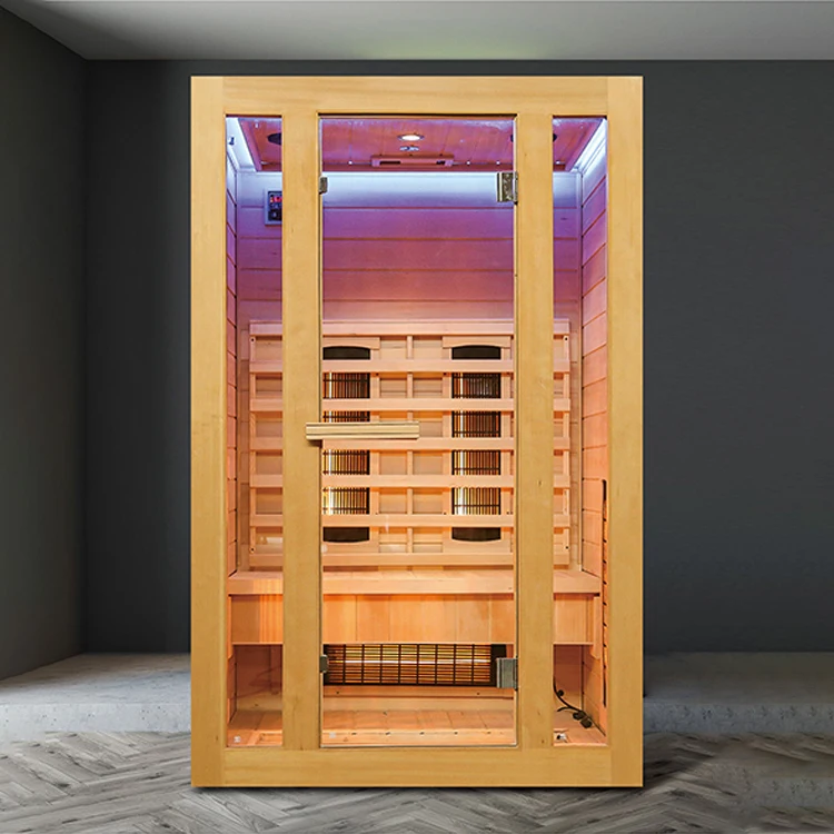 Modern Luxury 2-Person Indoor Dry Steam Sauna Room With Computer Control Panel Far Infrared Features
Modern Luxury 2-Person Indoor Dry Steam Sauna Room With Computer Control Panel Far Infrared Features
