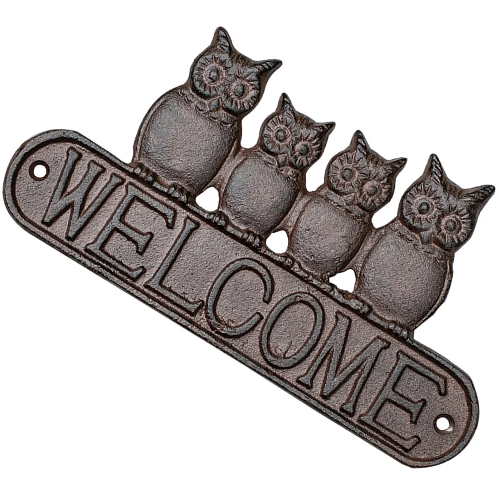 Retro Cast Front Door Welcome Owl Welcome Sign Durable Farmhouse Decor Front Door Hanging Plaque Porch Sign Home
Retro Cast Front Door Welcome Owl Welcome Sign Durable Farmhouse Decor Front Door Hanging Plaque Porch Sign Home
