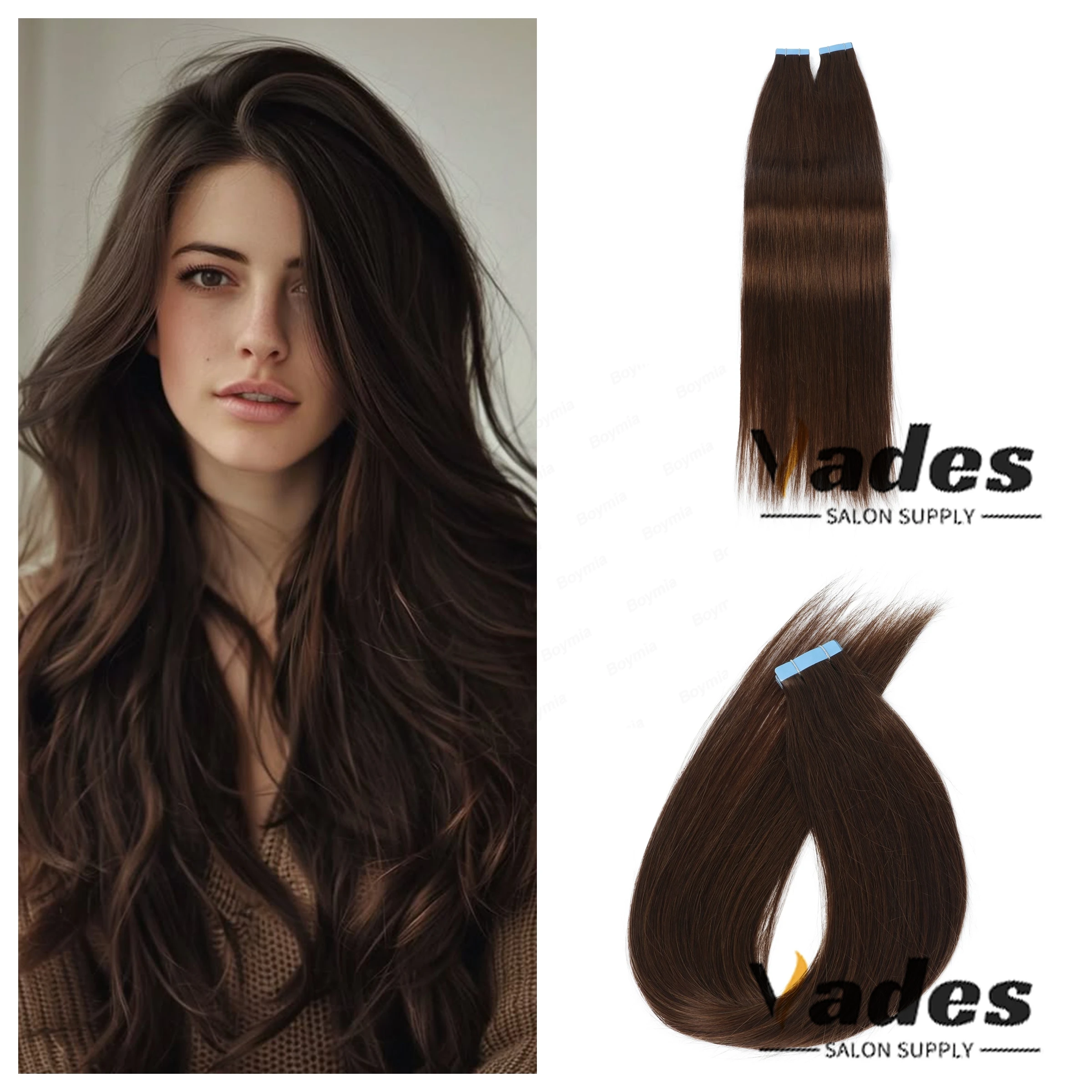 16"-22" Tape in Hair Extensions Tape in Human Hair Extensions Machine Remy Tape Ins Skin Weft PU SeamlessTape on Hair for Women
16"-22" Tape in Hair Extensions Tape in Human Hair Extensions Machine Remy Tape Ins Skin Weft PU SeamlessTape on Hair for Women