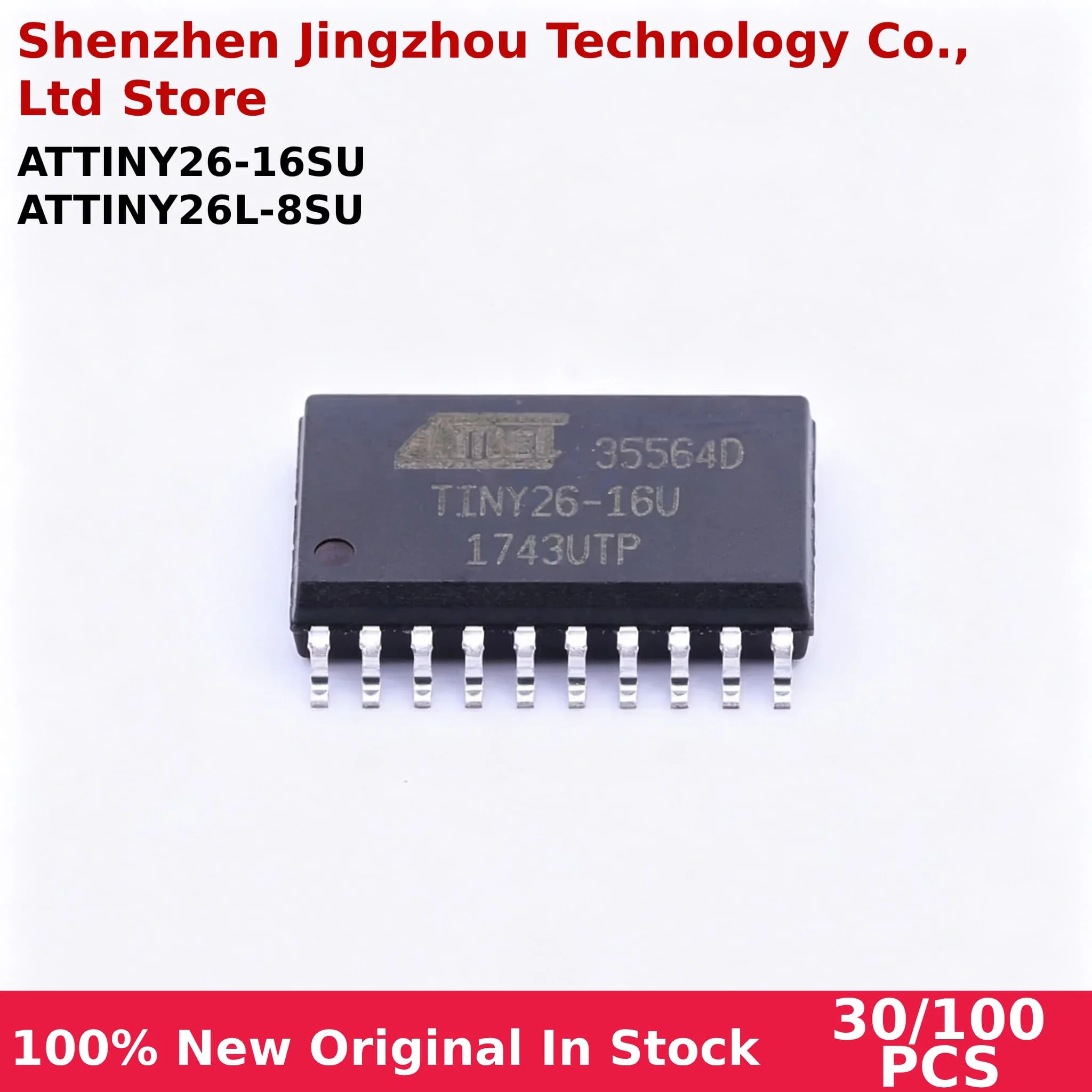 100% New 30/100Pcs ATTINY26L-8SU ATTINY26-16SU ATTINY26L 8SU ATTINY26 16SU sop-20 Chipset
100% New 30/100Pcs ATTINY26L-8SU ATTINY26-16SU ATTINY26L 8SU ATTINY26 16SU sop-20 Chipset