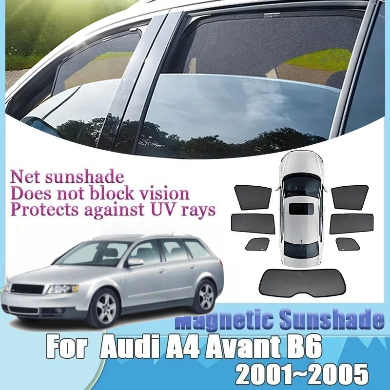 For Audi A4 Avant B6 8E 8H 2001-2005 Mesh Magnetic Sunshades Windshield Curtains Privacy Shield Anti Sun Visors Auto Accessories
For Audi A4 Avant B6 8E 8H 2001-2005 Mesh Magnetic Sunshades Windshield Curtains Privacy Shield Anti Sun Visors Auto Accessories