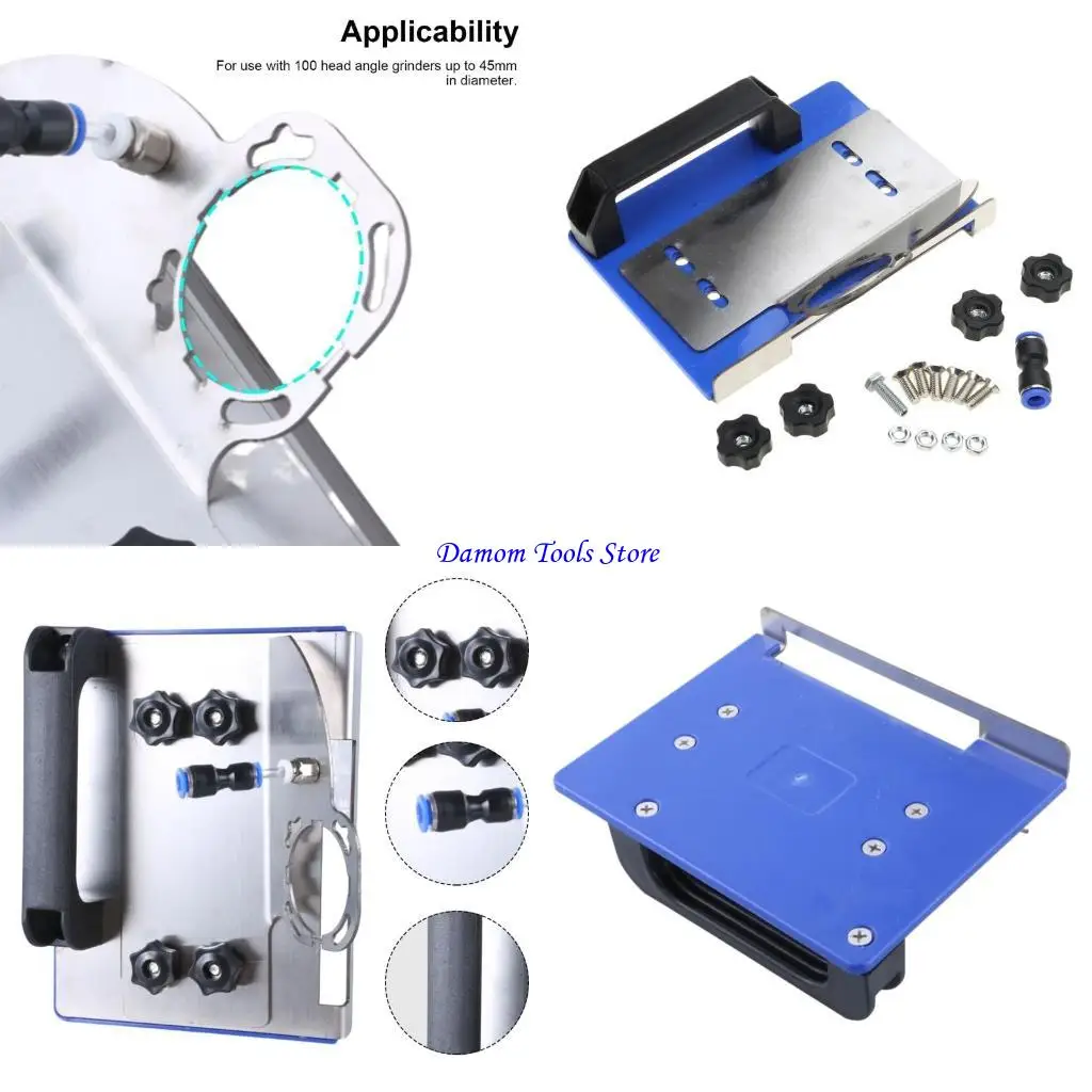57BE Angles Grinder Stand for Tile 45° Chamfer Cutting Manual Angles Grinder Converter
57BE Angles Grinder Stand for Tile 45° Chamfer Cutting Manual Angles Grinder Converter