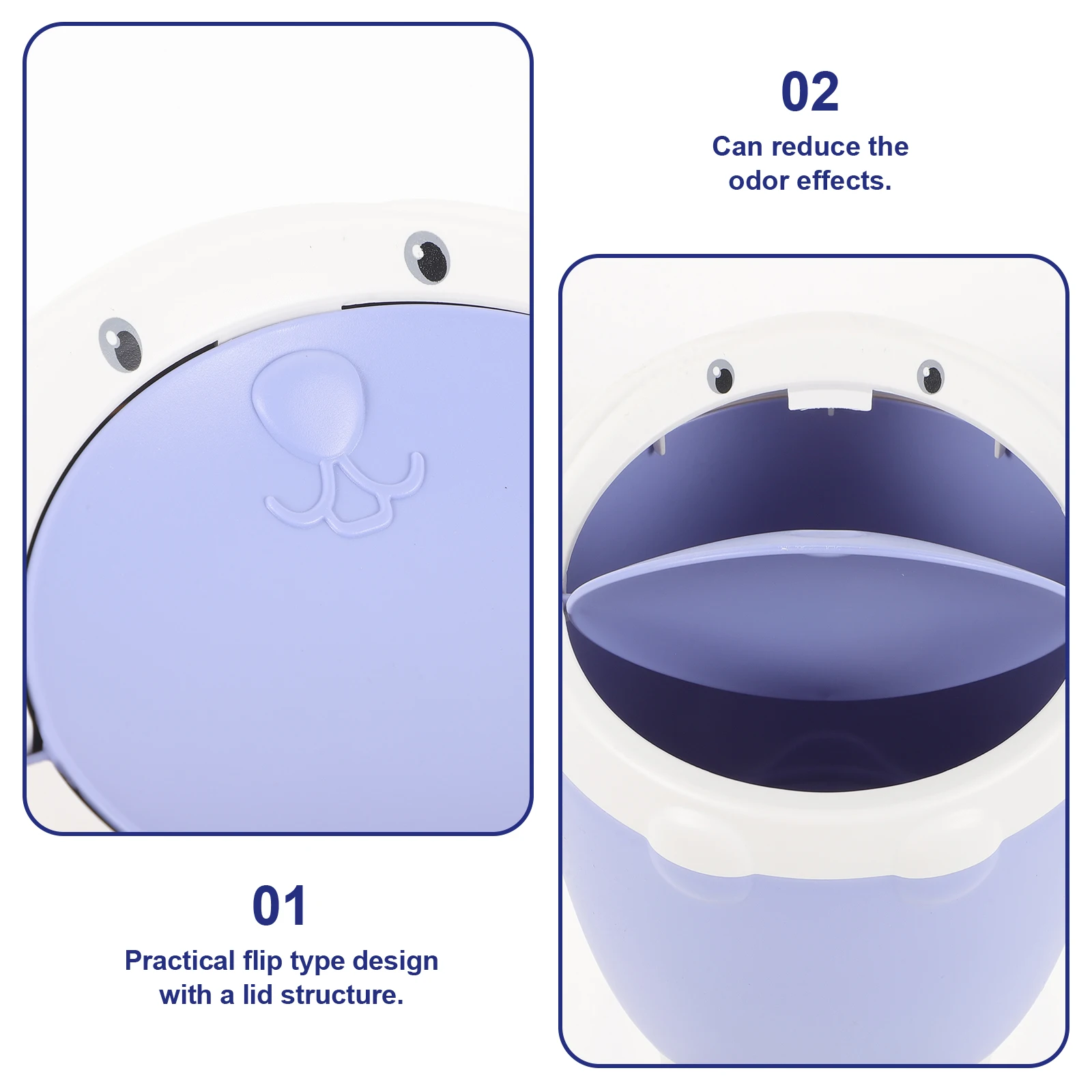 2 Pcs Cartoon Trash Can Small Desk Mini Miniature Bin Trashcan with Lid Rubbish Cans Desktop Tiny Garbage Cute
2 Pcs Cartoon Trash Can Small Desk Mini Miniature Bin Trashcan with Lid Rubbish Cans Desktop Tiny Garbage Cute