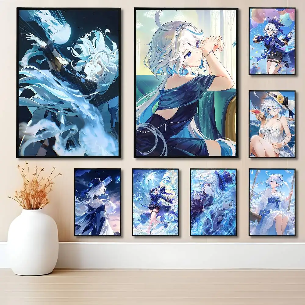 G-Genshin Impact F-Furina Club Bar Paper Vintage Poster Wall Art Painting Bedroom Study Stickers
G-Genshin Impact F-Furina Club Bar Paper Vintage Poster Wall Art Painting Bedroom Study Stickers
