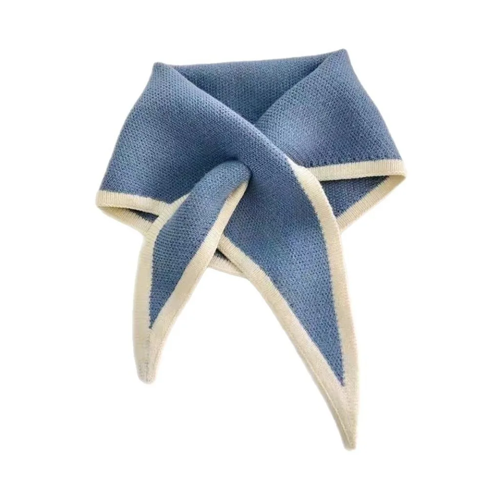 Neck Cover Solid Color Cross Scarves Windproof Triangle False Collar Shawl Neck Guard Knitted Scarf Girl
Neck Cover Solid Color Cross Scarves Windproof Triangle False Collar Shawl Neck Guard Knitted Scarf Girl