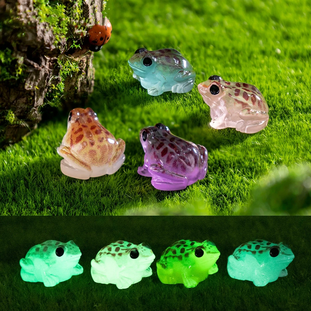 Creative Liminous Frog Resin Accessory 10pcs 3D Cartoon Micro Landscape Resin Crafts Decorative Ornaments Suitable for Courty
Creative Liminous Frog Resin Accessory 10pcs 3D Cartoon Micro Landscape Resin Crafts Decorative Ornaments Suitable for Courty
