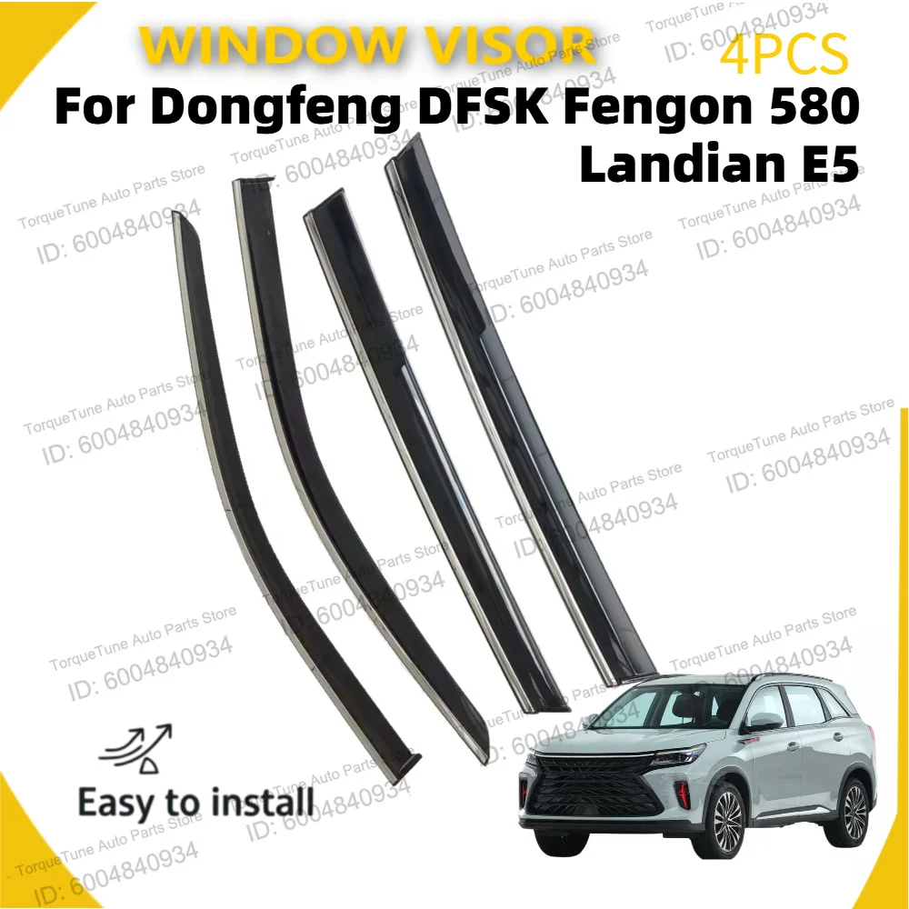 Premium PC Window Visor Wind Deflector for Dongfeng DFSK Fengon 580 Landian E5 Waterproof Rain Guard Sun Shade Vent Visor
Premium PC Window Visor Wind Deflector for Dongfeng DFSK Fengon 580 Landian E5 Waterproof Rain Guard Sun Shade Vent Visor