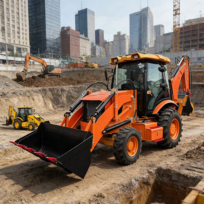 Customized Professional Backhoe Loader Mini Hydraulic Backhoe Digger Front End Loader 4 Wheel Drive for Farm Municipal Projects
Customized Professional Backhoe Loader Mini Hydraulic Backhoe Digger Front End Loader 4 Wheel Drive for Farm Municipal Projects