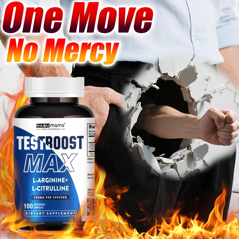 100 Caps | L-Arginine + L-Citrulline Complex | Energy & Enlargement Size Growth Male Support | Strength and Endurance
100 Caps | L-Arginine + L-Citrulline Complex | Energy & Enlargement Size Growth Male Support | Strength and Endurance