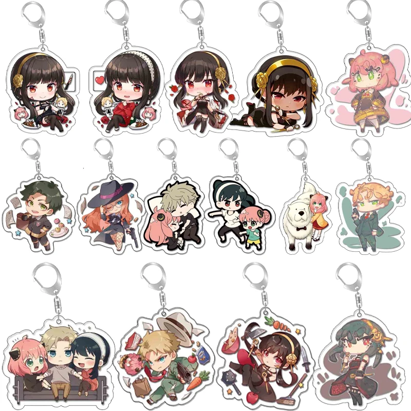 Аниме Kawaii Twilight Anya Yor Bond Forger Becky Blackbell мультфильм акриловый брелок автомобильный брелок рюкзак кулон очаровательные ювелирные изделия
Аниме Kawaii Twilight Anya Yor Bond Forger Becky Blackbell мультфильм акриловый брелок автомобильный брелок рюкзак кулон очаровательные ювелирные изделия