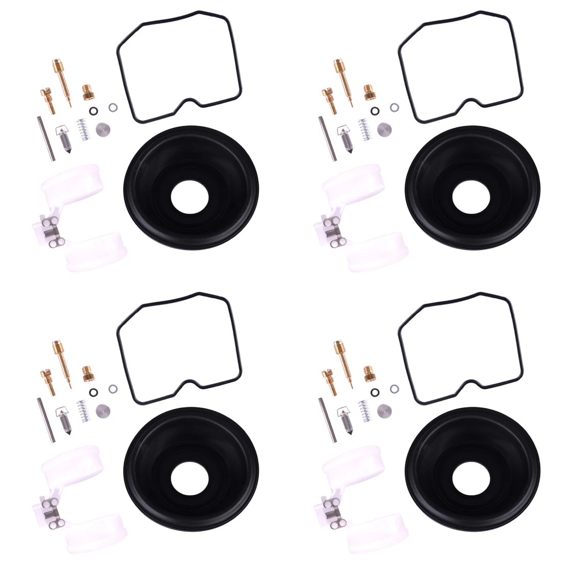 4 Sets Carburetor Plunger Diaphragm Repair Kit Fit for Kawasaki KLX300R 1997 1998 1999 2000 2001 2002 2003 2004 2005 2006
4 Sets Carburetor Plunger Diaphragm Repair Kit Fit for Kawasaki KLX300R 1997 1998 1999 2000 2001 2002 2003 2004 2005 2006