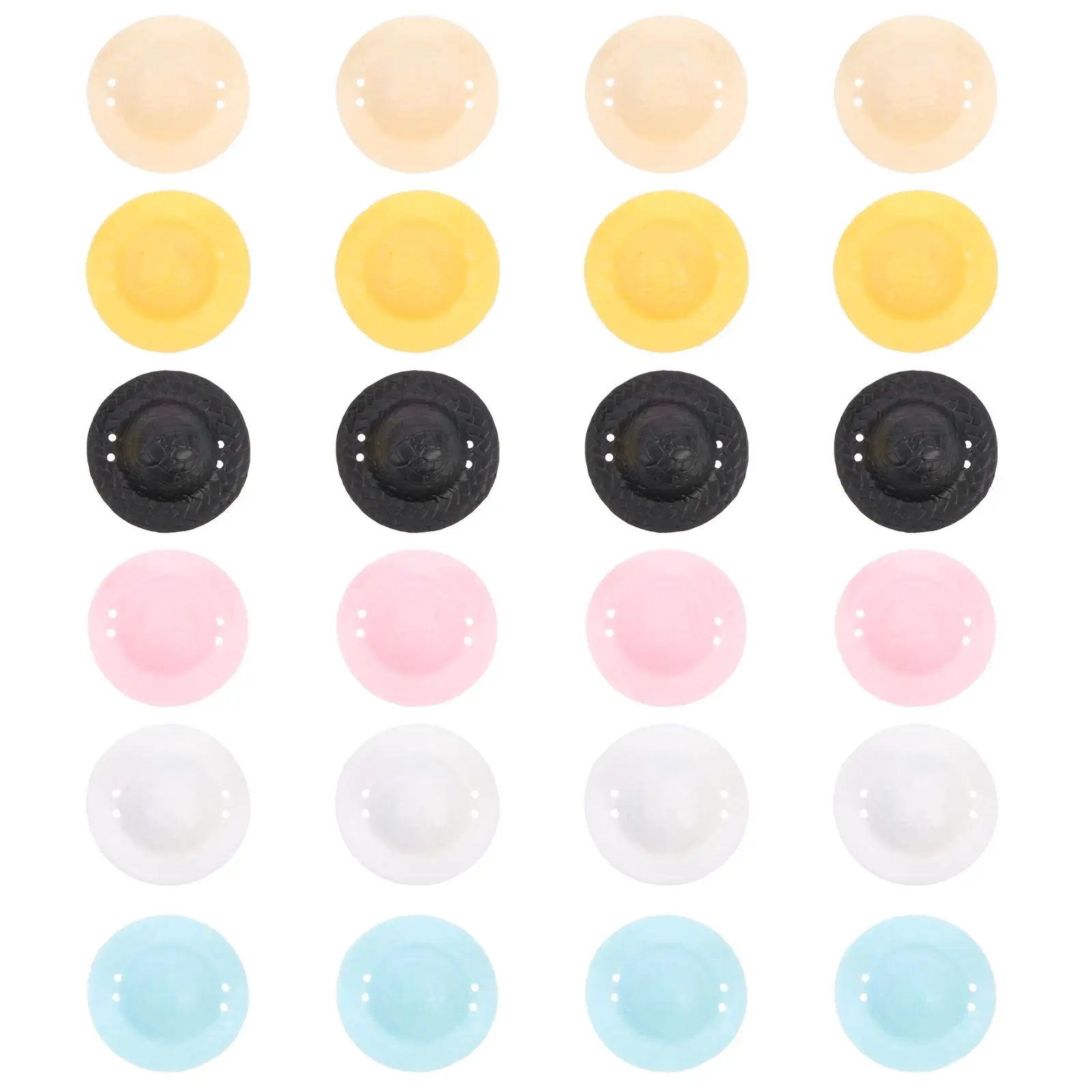 24pcs Mini Plastic Straw Hats 3.8cm Lovely Simulation DIY Doll Hats Craft Decorations Plants Accessories Party Supplies
24pcs Mini Plastic Straw Hats 3.8cm Lovely Simulation DIY Doll Hats Craft Decorations Plants Accessories Party Supplies