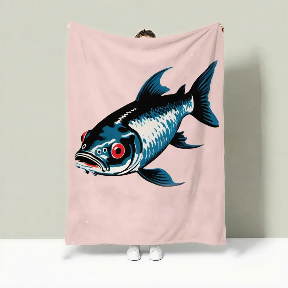 Animal K-Koi Throw Lightweight 240g Flannel Blanket Soft Skin-friendly for Summer Cooling
Animal K-Koi Throw Lightweight 240g Flannel Blanket Soft Skin-friendly for Summer Cooling