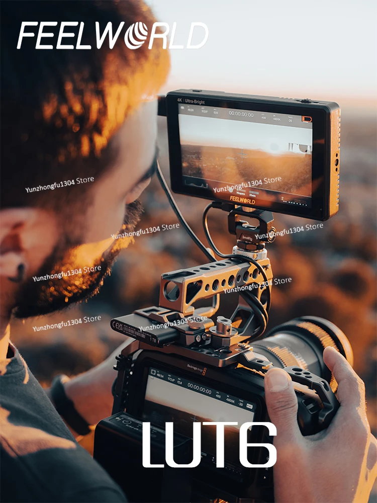 FEELWORLD LUT6 2600 нит 6-дюймовый HDR 3D LUT сенсорный экран на камере полевой зеркальный монитор с векторскопом формы сигнала для Youtube Live
FEELWORLD LUT6 2600 нит 6-дюймовый HDR 3D LUT сенсорный экран на камере полевой зеркальный монитор с векторскопом формы сигнала для Youtube Live