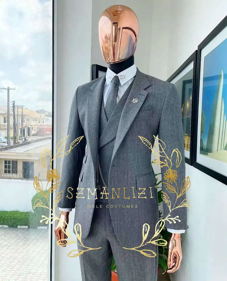 Men's Suit 3Pcs Solid Color Single Breasted Slim Fitting Business Banquet Wedding Dress Jacket Vest With Pants Men's clothing
Men's Suit 3Pcs Solid Color Single Breasted Slim Fitting Business Banquet Wedding Dress Jacket Vest With Pants Men's clothing