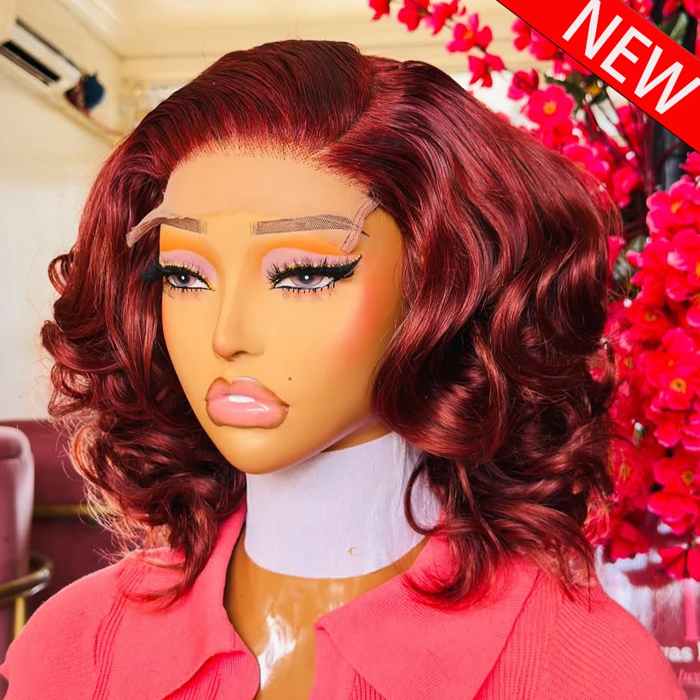 99J burgundy 400 Density Bouncy Curly Wigs Human Hair 13×4 HD Lace Frontal Wigs Wear And Go 360 HD Lace Frontal Wigs Human Hair
99J burgundy 400 Density Bouncy Curly Wigs Human Hair 13×4 HD Lace Frontal Wigs Wear And Go 360 HD Lace Frontal Wigs Human Hair