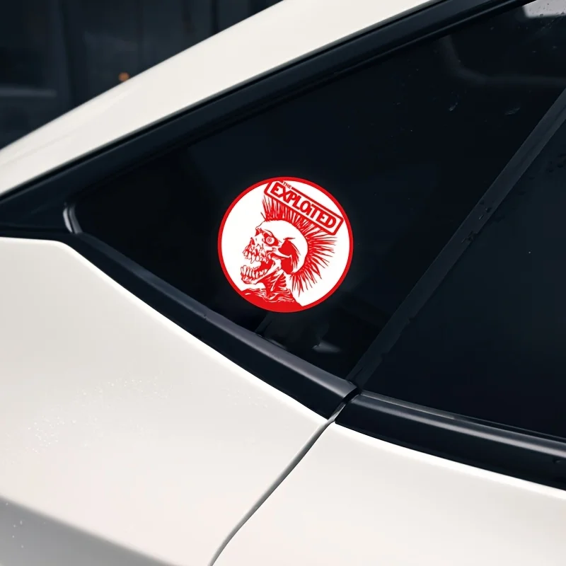 Punk Mohawk Skull Stickers Waterproof Vinyl Decals for Car Laptop Decor Red White Multi-color
Punk Mohawk Skull Stickers Waterproof Vinyl Decals for Car Laptop Decor Red White Multi-color