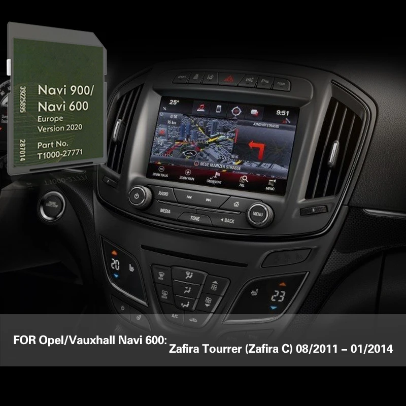 Zafira Tourrer Zafira C 2011 2014 For Opel Vauxhall Navi 600 Sweden Croatia Norway 16GB Map SD GPS Card
Zafira Tourrer Zafira C 2011 2014 For Opel Vauxhall Navi 600 Sweden Croatia Norway 16GB Map SD GPS Card
