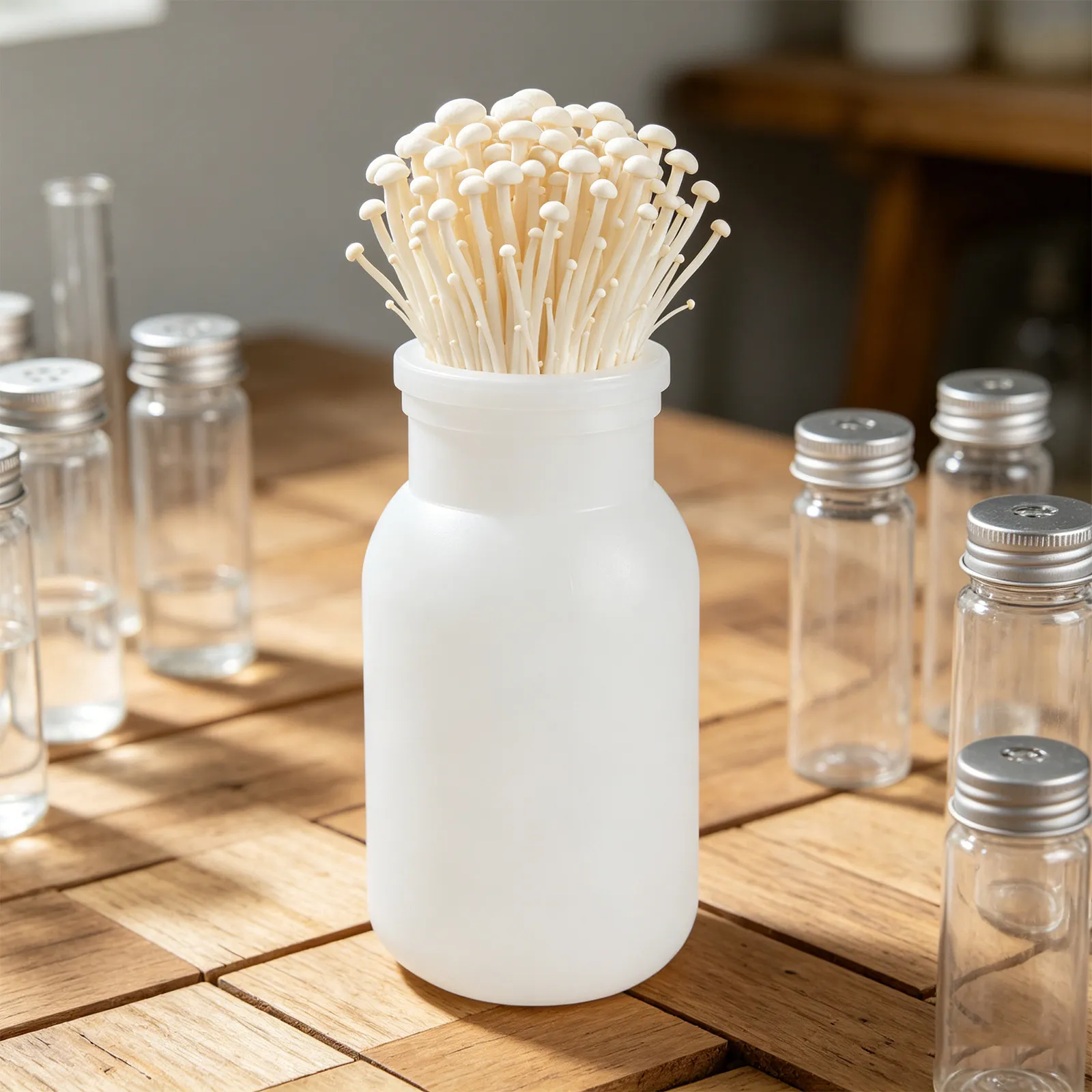 4Pcs Mushroom Cultivation Jars with Lids Reusable Indoor Grow Containers Small Household Mushroom Growing Bottles for DIY Home
4Pcs Mushroom Cultivation Jars with Lids Reusable Indoor Grow Containers Small Household Mushroom Growing Bottles for DIY Home