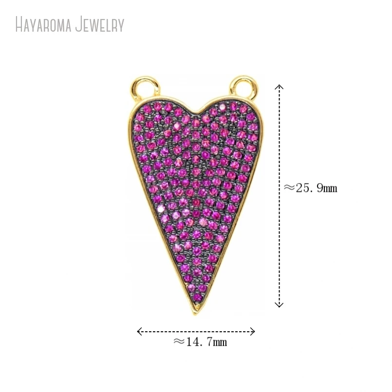 5Pcs Pendant Gold Color Wholesale Metal Cubic Zirconia Copper Hearts Heart Shape Point Gift For Her Jewelry Charms
5Pcs Pendant Gold Color Wholesale Metal Cubic Zirconia Copper Hearts Heart Shape Point Gift For Her Jewelry Charms