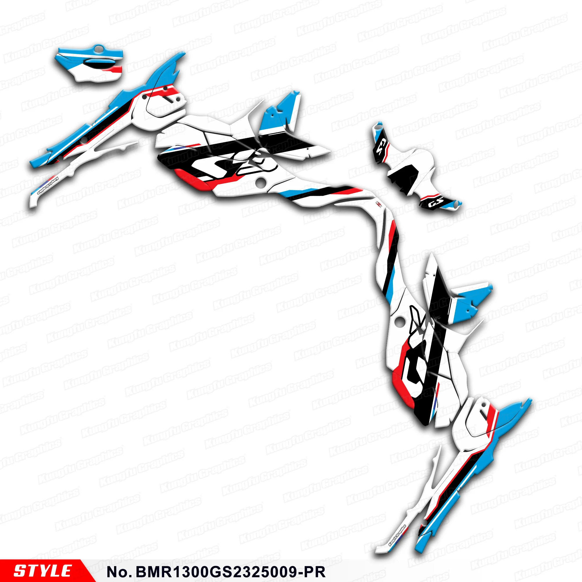 JY RACING Customised Adhesive Sticker Vinyl Wrap for R1300GS R 1300 GS 2023 2024 2025, Repair, BMR1300GS2325009-PR
JY RACING Customised Adhesive Sticker Vinyl Wrap for R1300GS R 1300 GS 2023 2024 2025, Repair, BMR1300GS2325009-PR