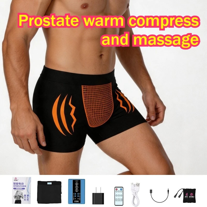 Man Magnetic Underwear Electric Prostate Heating Massage Physical Therapy Underwear Crotch Warm Prolong Time Boxers Health Care
Man Magnetic Underwear Electric Prostate Heating Massage Physical Therapy Underwear Crotch Warm Prolong Time Boxers Health Care