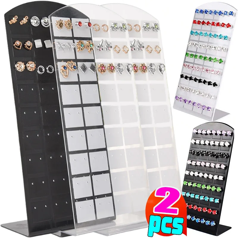1/2pcs Vintage Portable Earrings Ear Studs Holder Plastic Jewelry Display Holders Earring Showcase Organizer Stand Storage Rack
1/2pcs Vintage Portable Earrings Ear Studs Holder Plastic Jewelry Display Holders Earring Showcase Organizer Stand Storage Rack